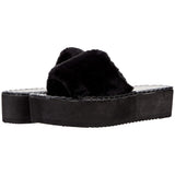 Matisse Solana Black Faux Fur  SOLANA-593 Women's