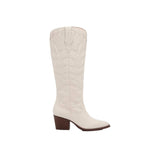 Crown Vintage Sury Cowboy Boot Off White  SURY-WHT Women's