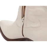 Crown Vintage Sury Cowboy Boot Off White  SURY-WHT Women's
