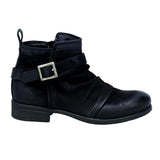 Mir Mooz Suzy Buckle Boot Black  SUZY-BLK Women's