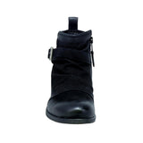 Mir Mooz Suzy Buckle Boot Black  SUZY-BLK Women's