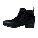 Mir Mooz Suzy Buckle Boot Black  SUZY-BLK Women's