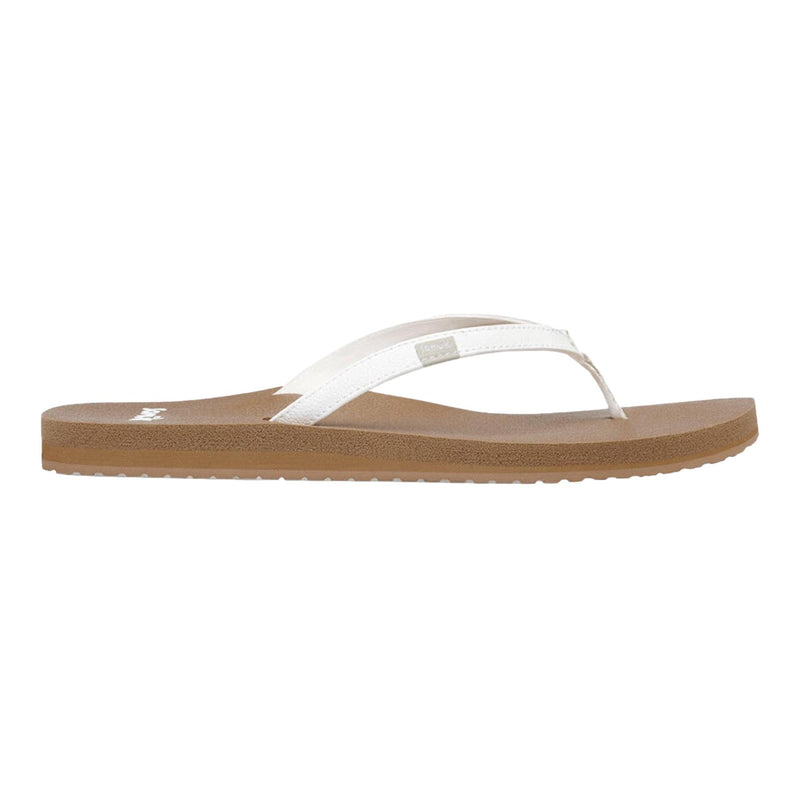 Sanuk Yoga Joy White / Tan  SWS10275-WTT Women's