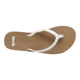 Sanuk Yoga Joy White / Tan  SWS10275-WTT Women's
