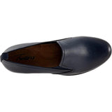 Trotters Reggie Navy Leather  T2065-400 Women's