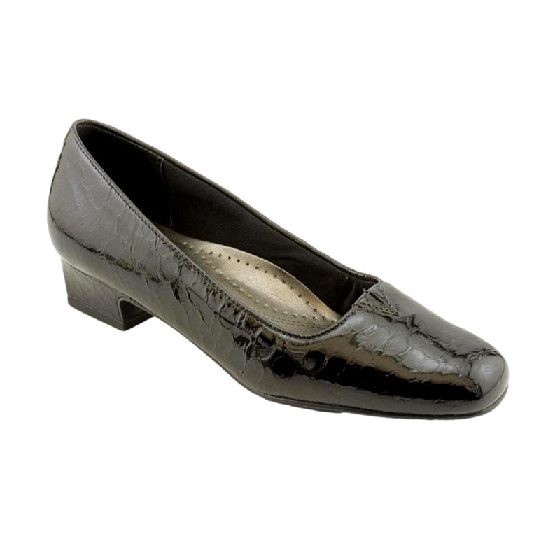 Trotters Doris Black Patent  T3235-005 Women's