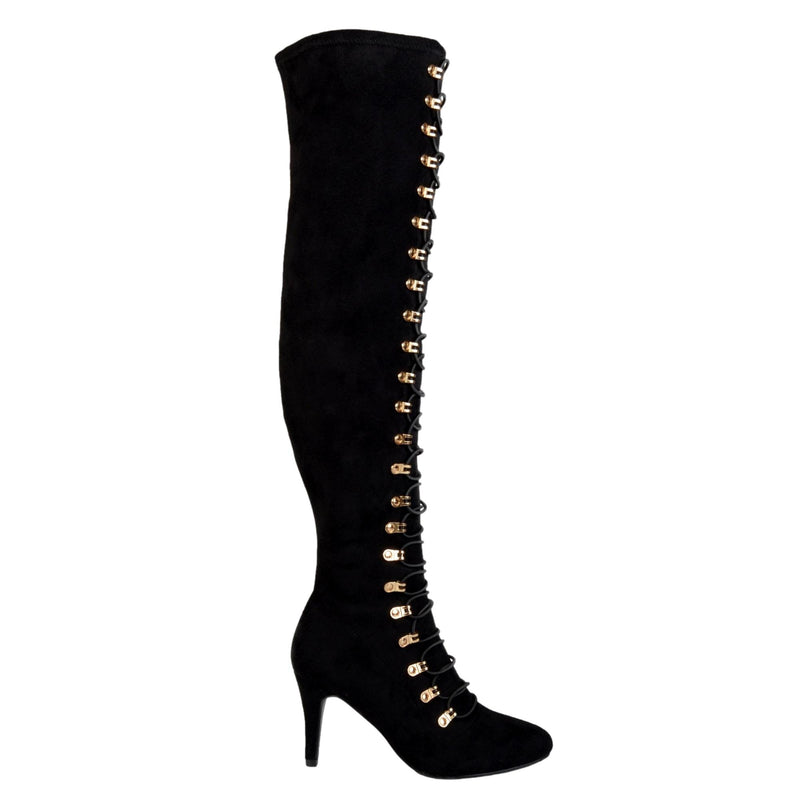 Journee Collection Trill Black  TRILL-BLK Women's