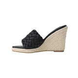 Steve Madden Udele Wedge Sandal Black  UDELE-BLK Women's