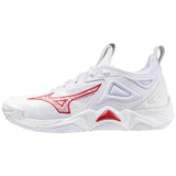 Mizuno Wave Momentum 3 White / Red  V1GC231242 Women's