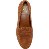 Vince Camuto Camdyn Loafer Flat Burnt Sugar Suede  VC-CAMDYN Women's