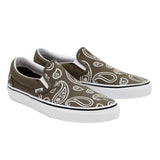 Vans Classic Slip On - Peace Paisley Grape Leaf / True White  VN0A5JMHB0F Men's
