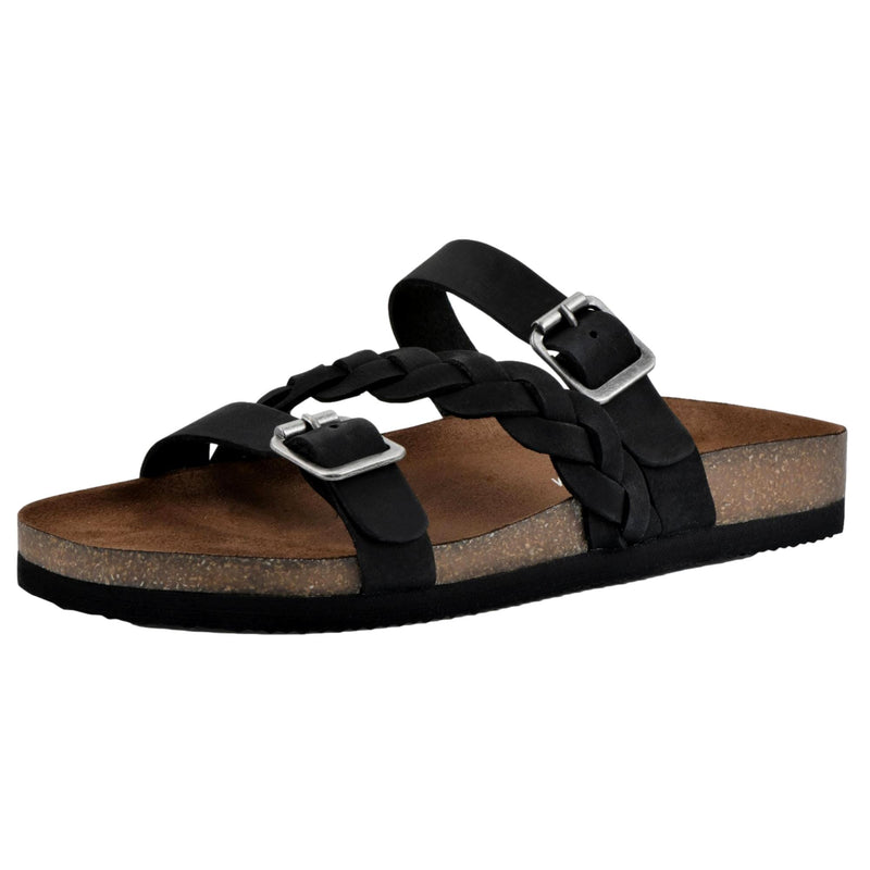 White Mountain Huntington Black Nubuck  W25963-975 Women's