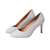 Cole Haan Gabbie Pump 80 mm Pearl Blue  W26070 Women's