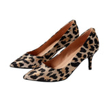 Cole Haan The Go-To Park Pump 65 mm Leopard Print Jacquard  W27662-200 Women's