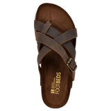 White Mountain Hobo Brown Leather  W29990-200 Women's