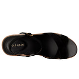 Cole Haan Cloudfeel Silvee Espadrille Wedges 75mm Black  W32560 Women's