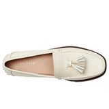 Cole Haan Lana Lux Tassel Loafers Ivory Box Leather  W32737 Women's