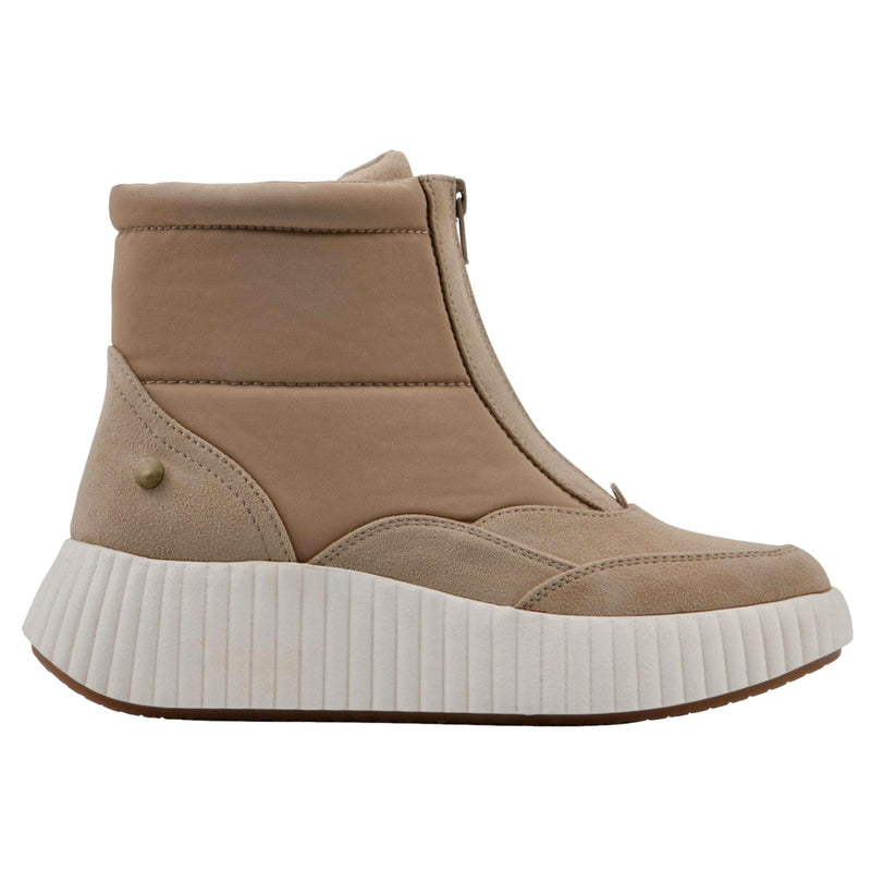 White Mountain Downtown Platform Booties Sand Multi Smooth  W36157 Women's