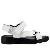 Aerosoles Wave White Croco  WAVE-WHTCROCO Women's
