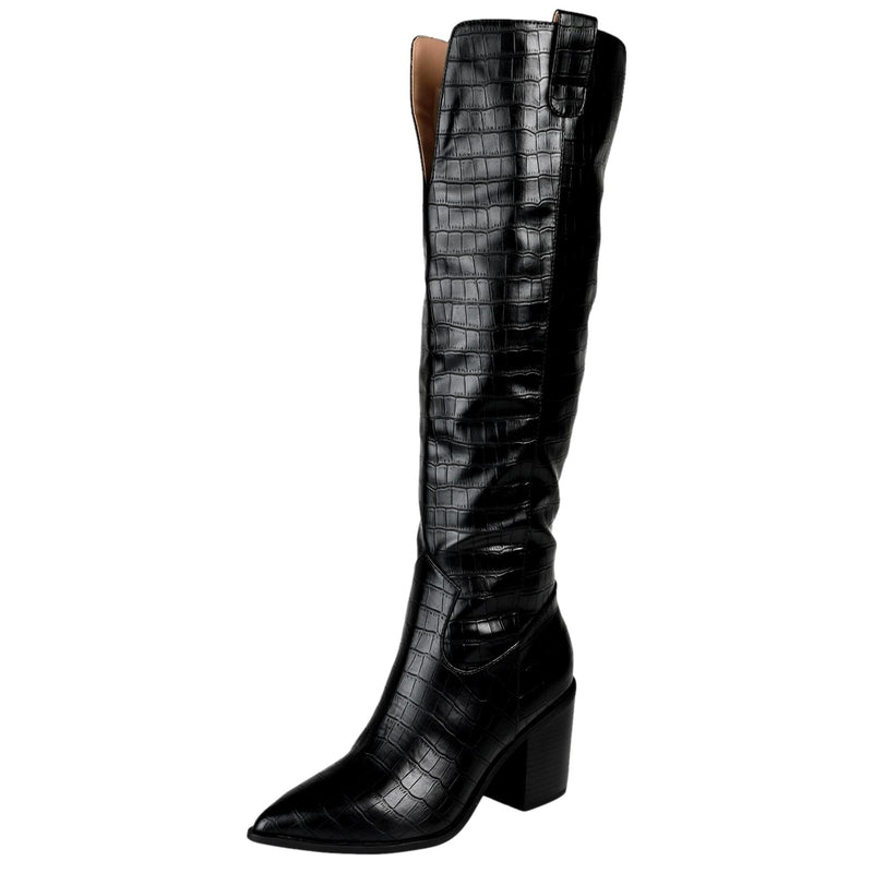 Journee Collection Therese Extra Wide Calf Boots Black  WDXWC-THERESE Women's