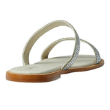 Kaanas Whitney Double Diamond Band Sandal Ice  WHITNEY-ICE Women's