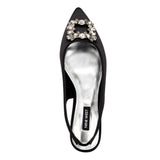 Nine West Blingy 2 Black Satin  WNBLINGY2-002 Women's