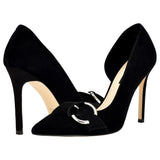 Nine West Finite Black Suede  WNFINITE-002 Women's