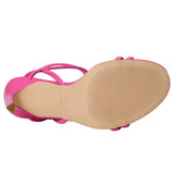 Nine West Malaya Neon Pink Patent  WNMALAYA3-660 Women's
