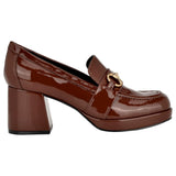 Nine West Tryah Dark Brown Patent  WNTRYAH3-200 Women's