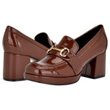 Nine West Tryah Dark Brown Patent  WNTRYAH3-200 Women's