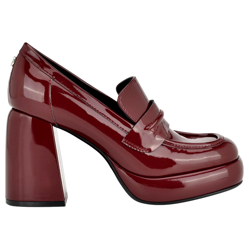 Nine West Verge Burgundy Patent  WNVERGE3-610 Women's