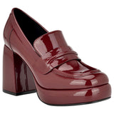 Nine West Verge Burgundy Patent  WNVERGE3-610 Women's